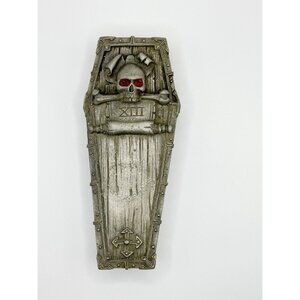 Pagan Skull Coffin Casket Pewter Trinket Box